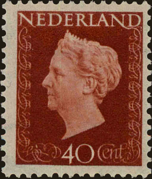 Front view of Netherlands 297 collectors stamp