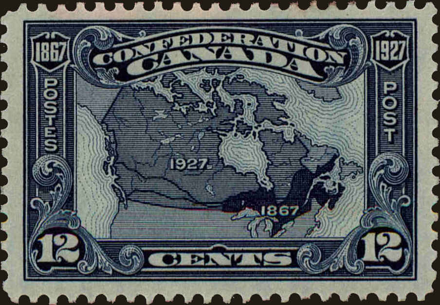Front view of Canada 145 collectors stamp