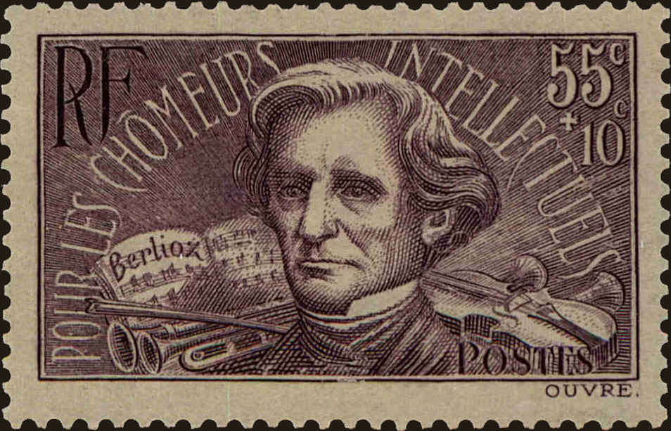 Front view of France B56 collectors stamp