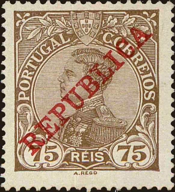 Front view of Portugal 177 collectors stamp