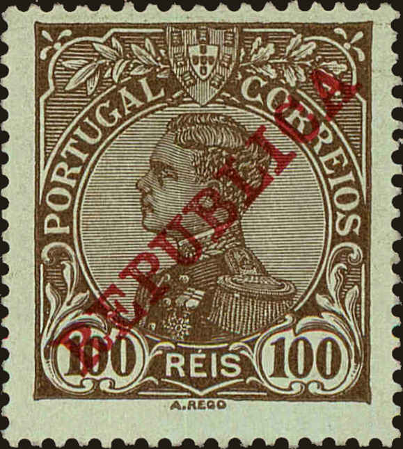 Front view of Portugal 179 collectors stamp
