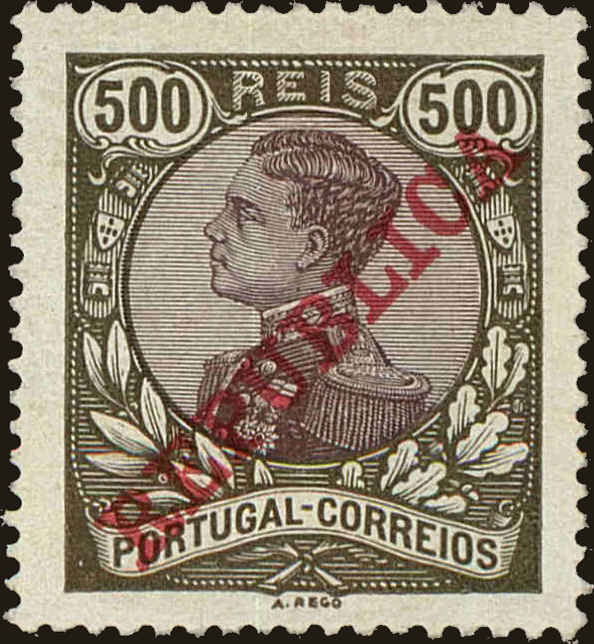 Front view of Portugal 182 collectors stamp
