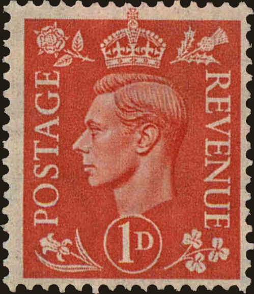Front view of Great Britain 259 collectors stamp