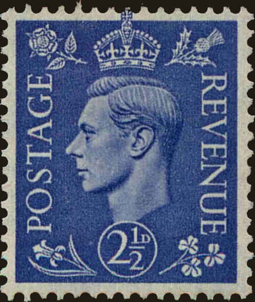 Front view of Great Britain 262 collectors stamp