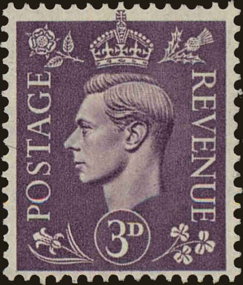 Front view of Great Britain 263 collectors stamp