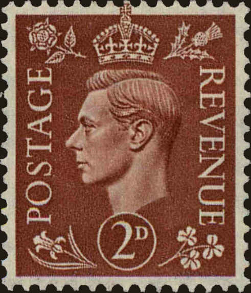 Front view of Great Britain 283 collectors stamp