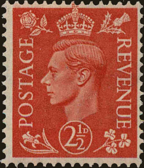 Front view of Great Britain 284 collectors stamp