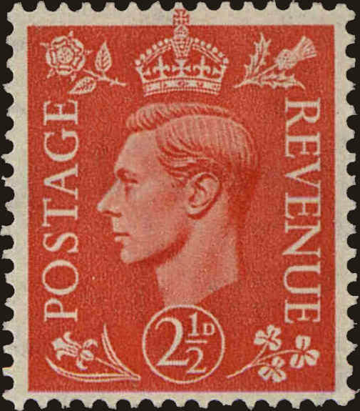 Front view of Great Britain 284 collectors stamp