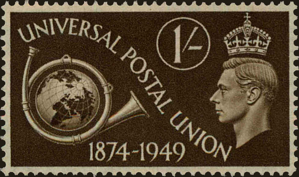 Front view of Great Britain 274 collectors stamp
