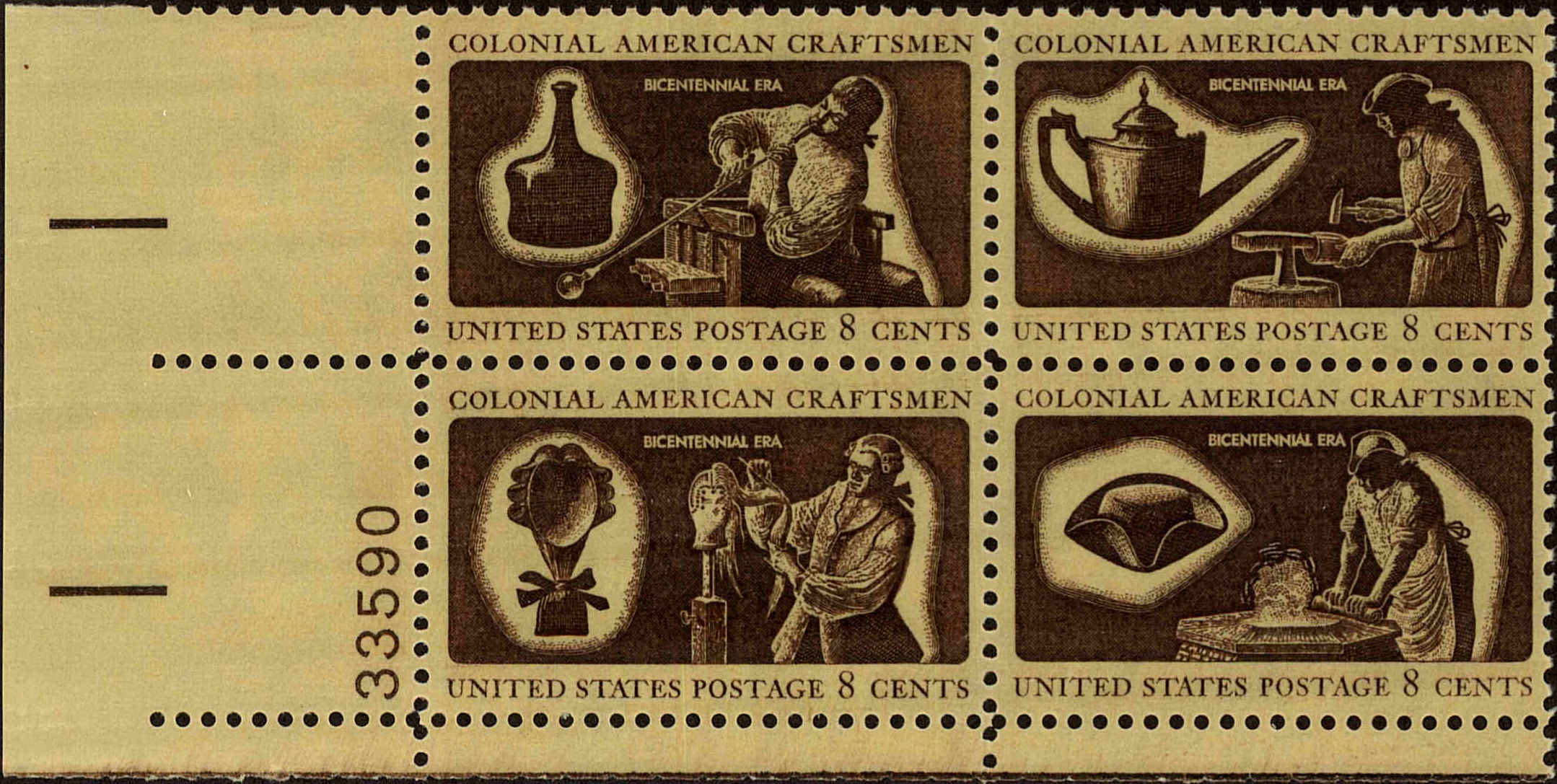 Front view of United States 1459a collectors stamp