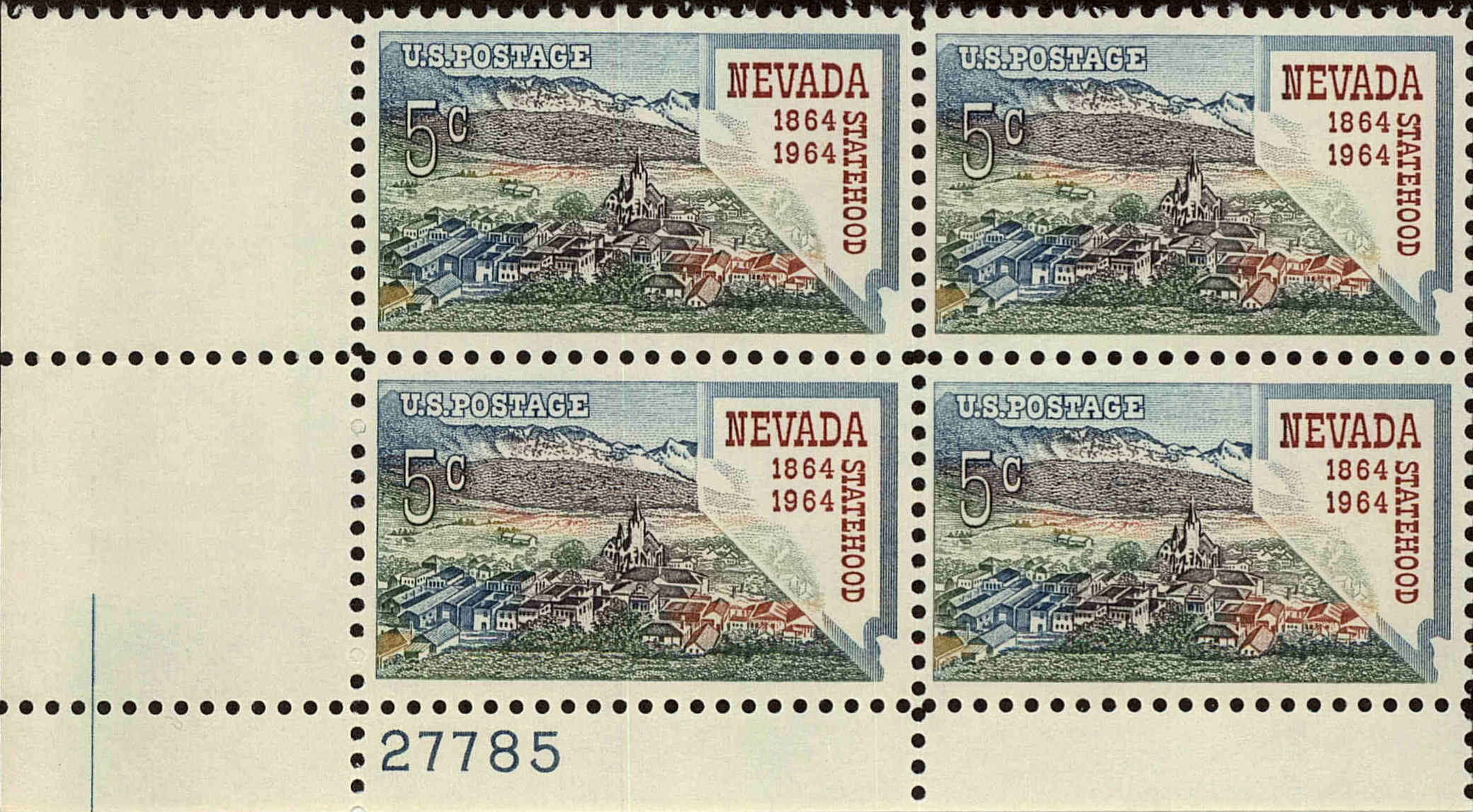 Front view of United States 1248 collectors stamp