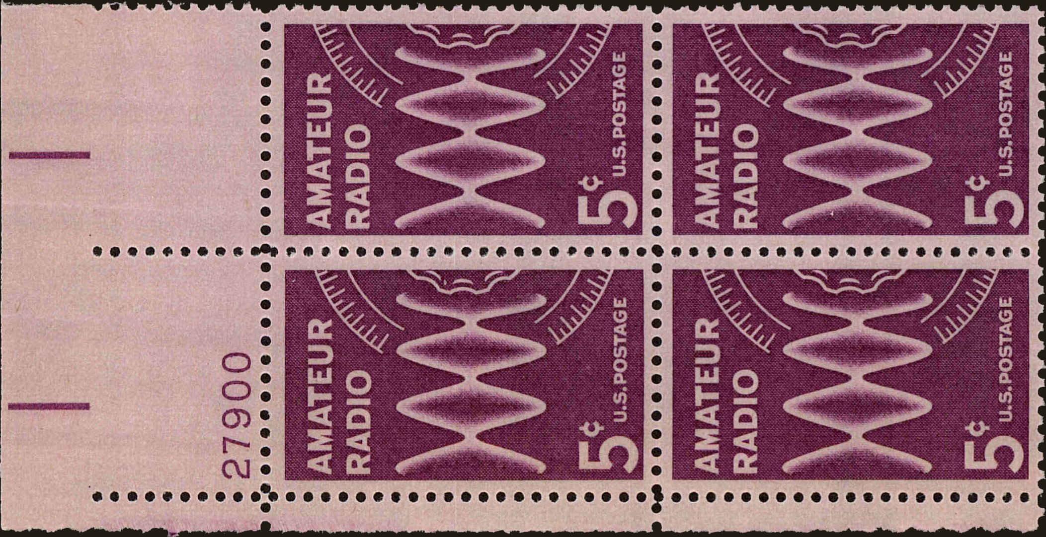 Front view of United States 1260 collectors stamp