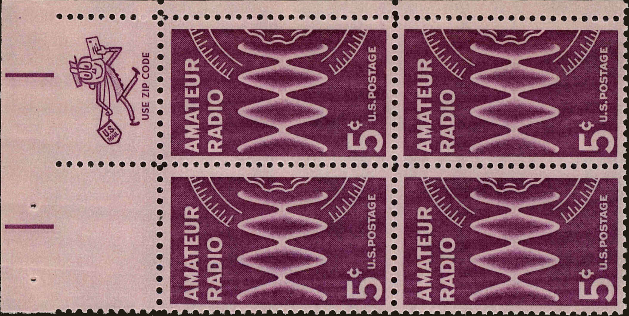 Front view of United States 1260 collectors stamp