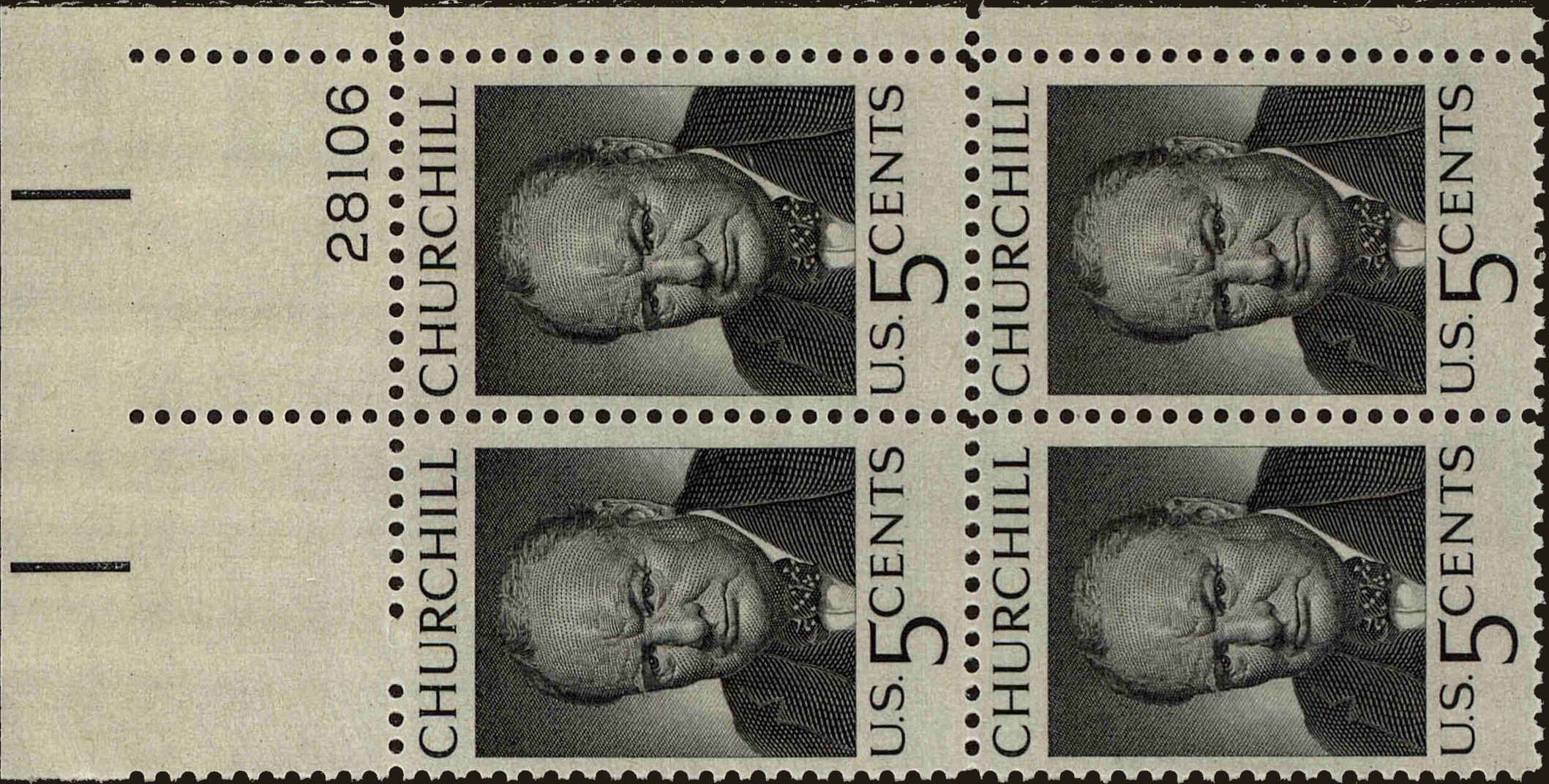 Front view of United States 1264 collectors stamp