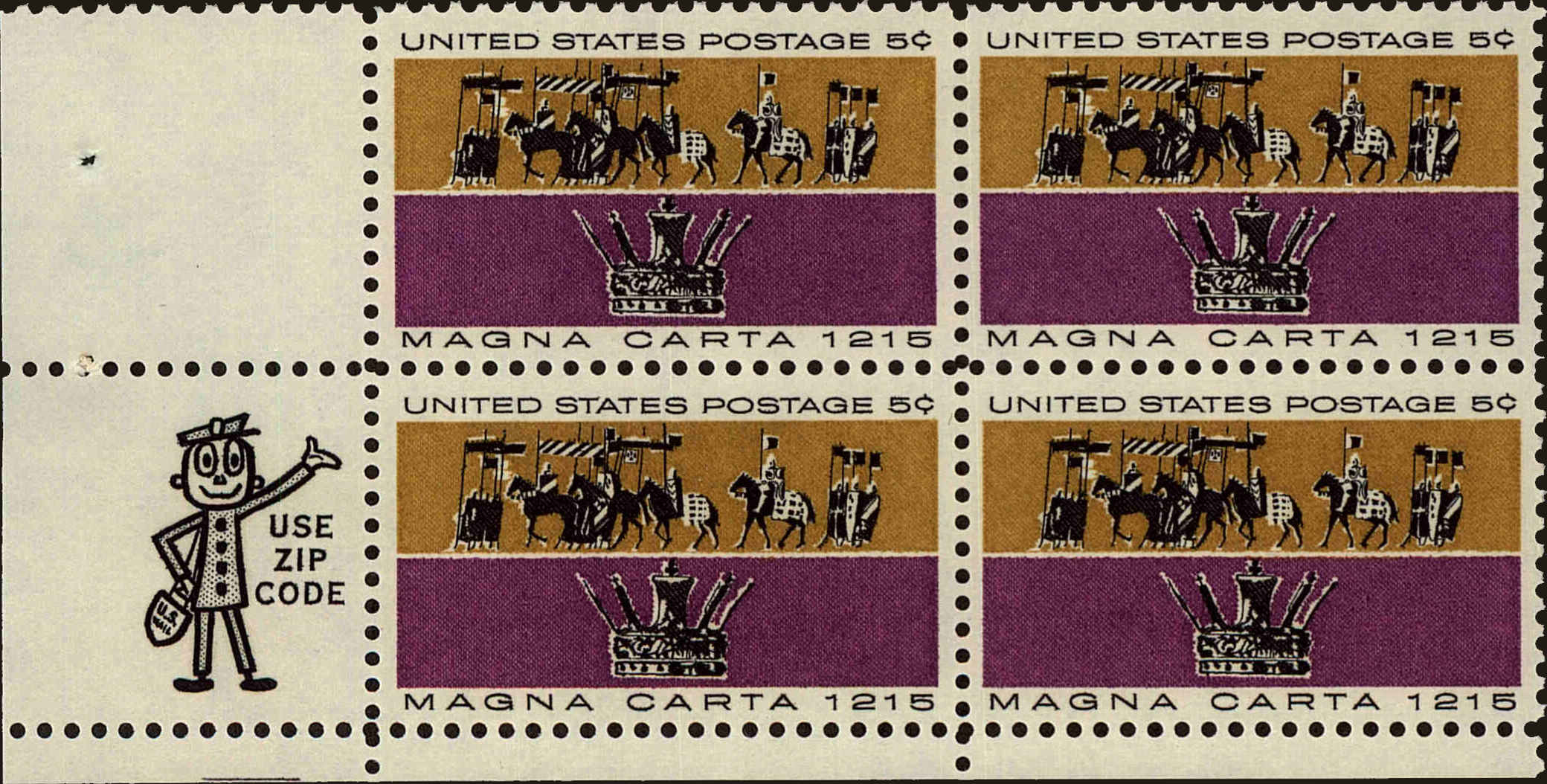 Front view of United States 1265 collectors stamp