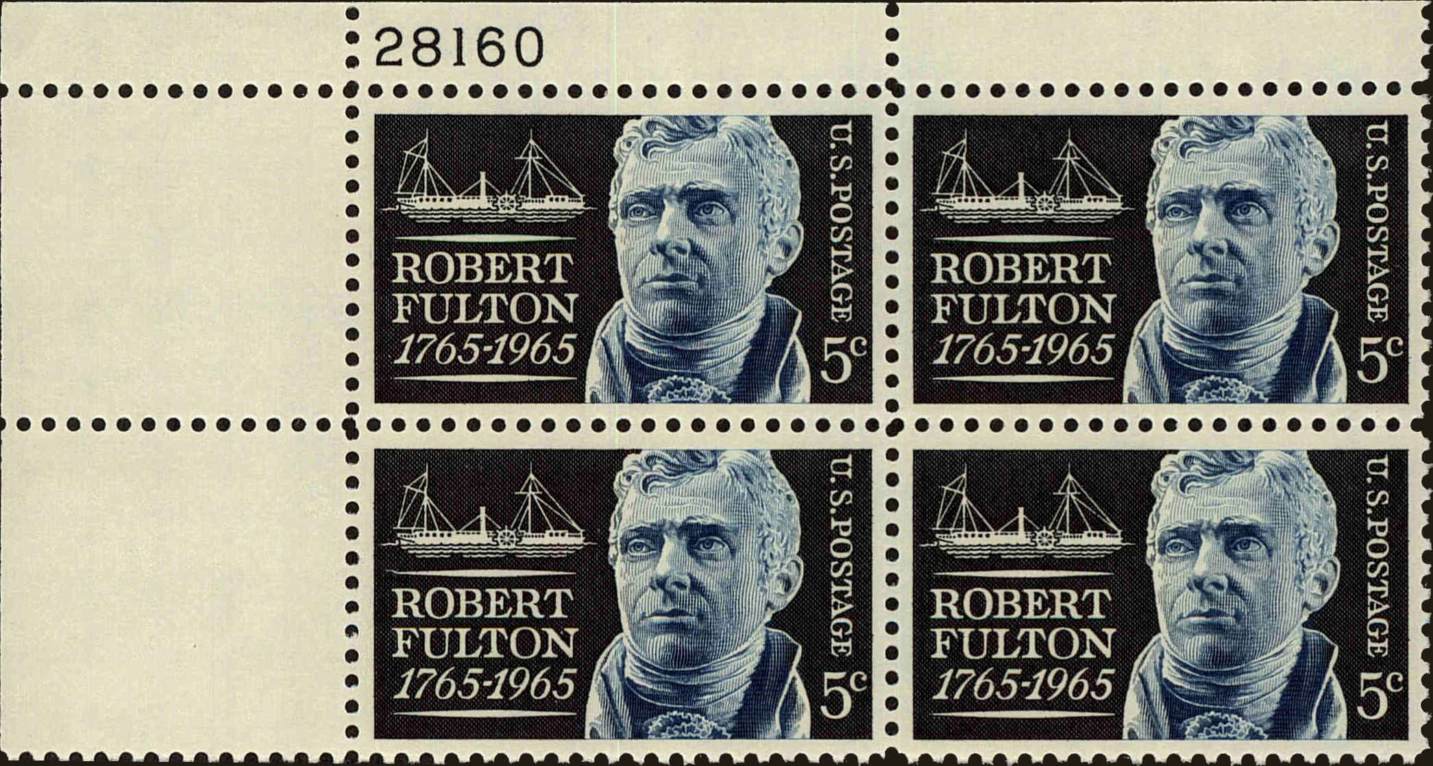 Front view of United States 1270 collectors stamp