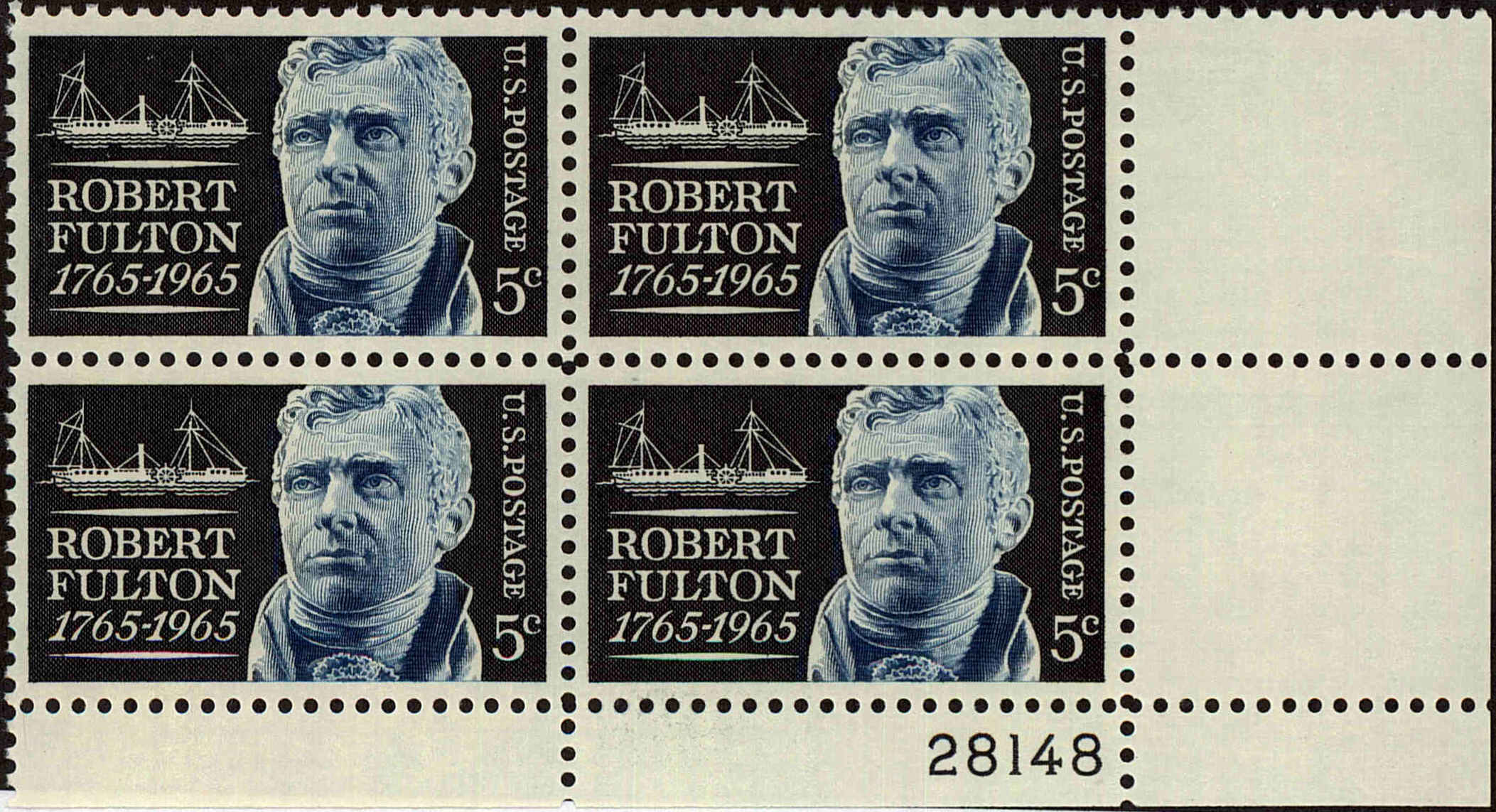 Front view of United States 1270 collectors stamp