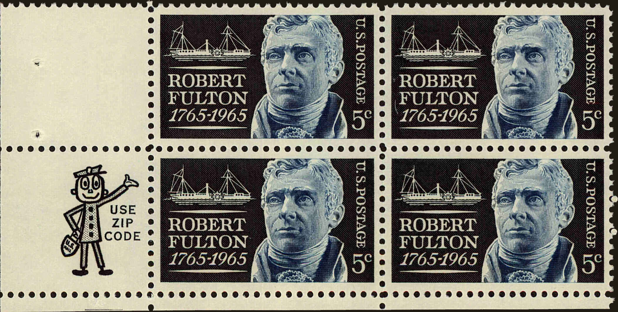 Front view of United States 1270 collectors stamp