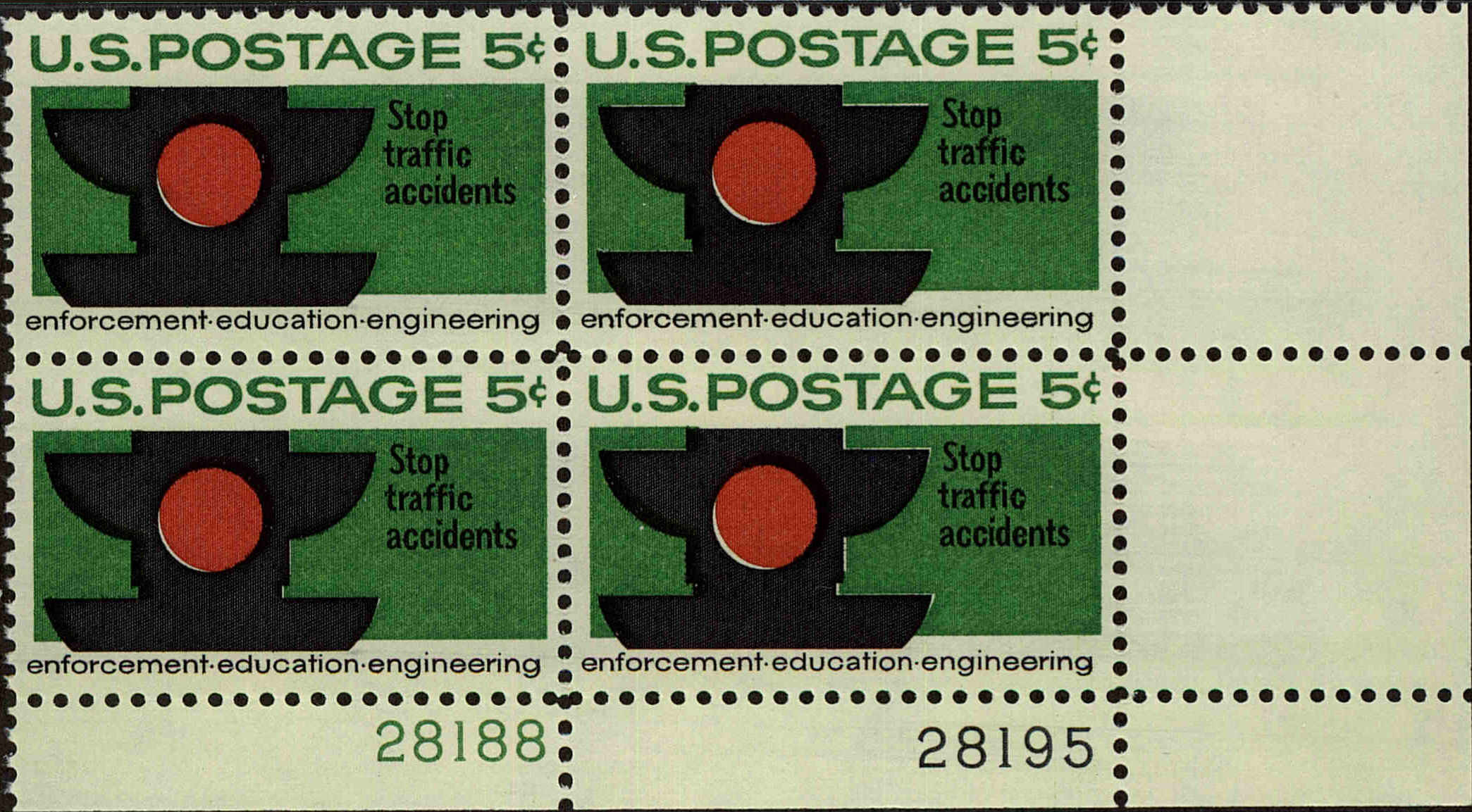 Front view of United States 1272 collectors stamp