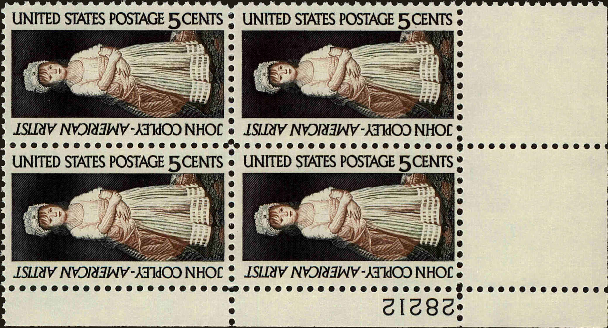 Front view of United States 1273 collectors stamp