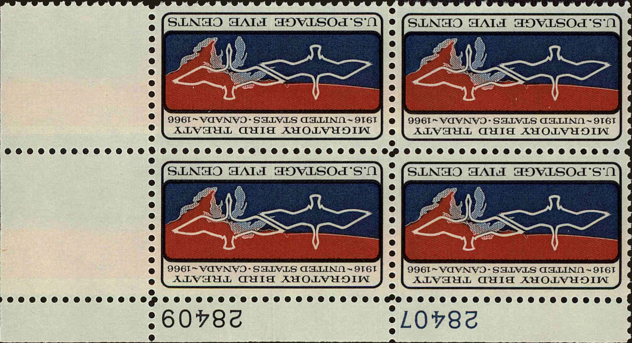 Front view of United States 1306 collectors stamp