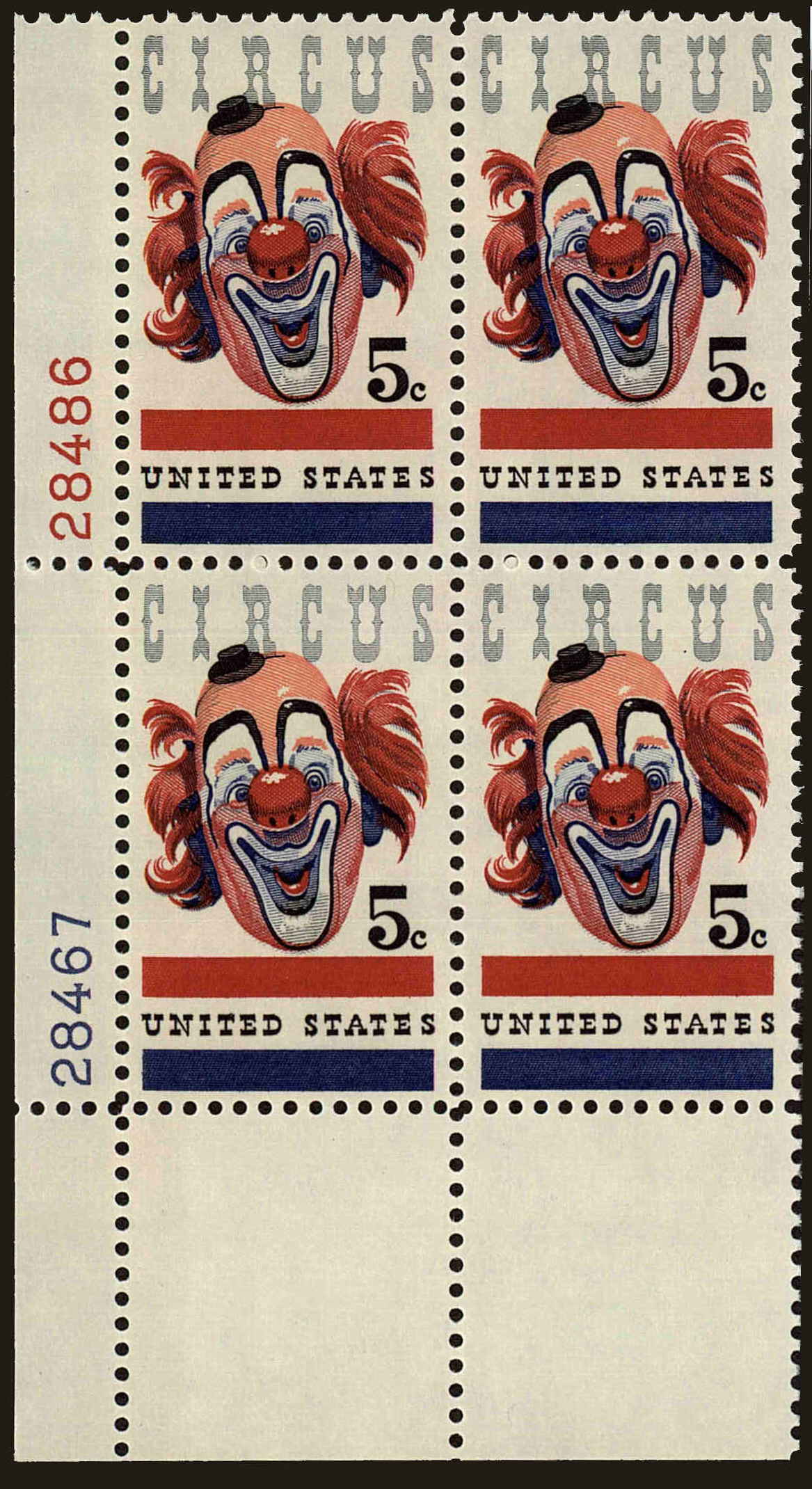 Front view of United States 1309 collectors stamp