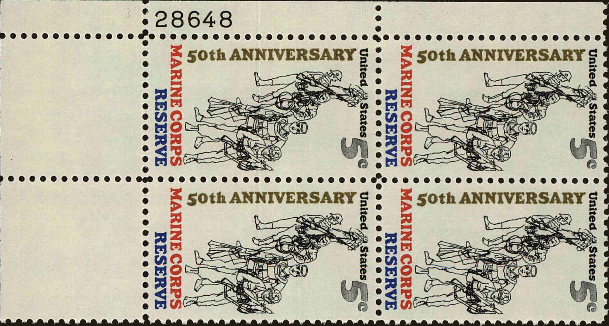 Front view of United States 1315 collectors stamp