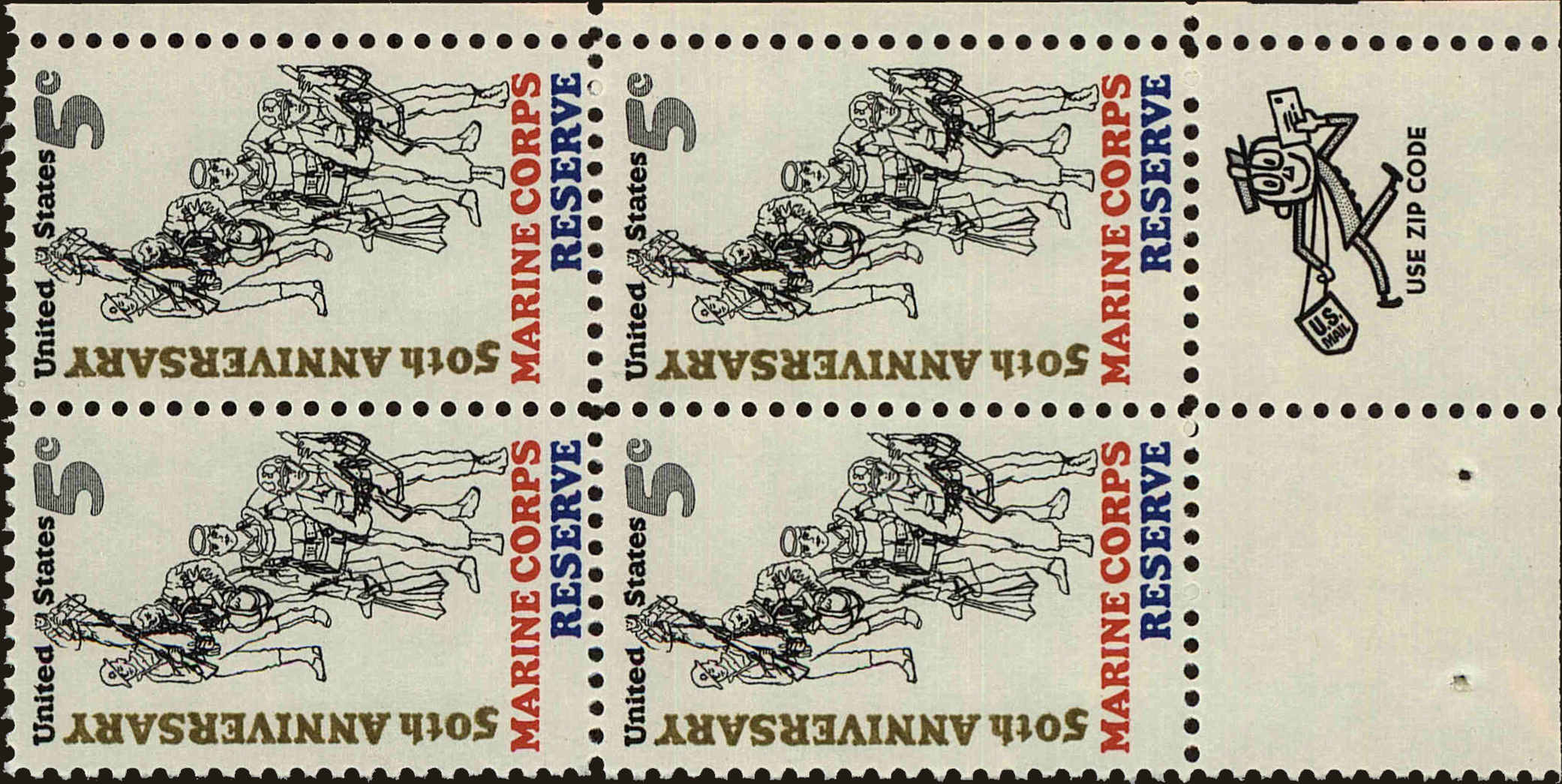 Front view of United States 1315 collectors stamp