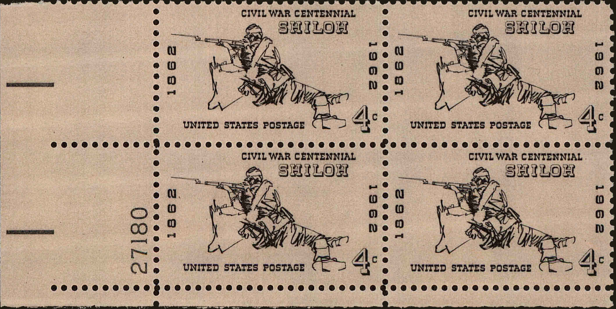 Front view of United States 1179 collectors stamp