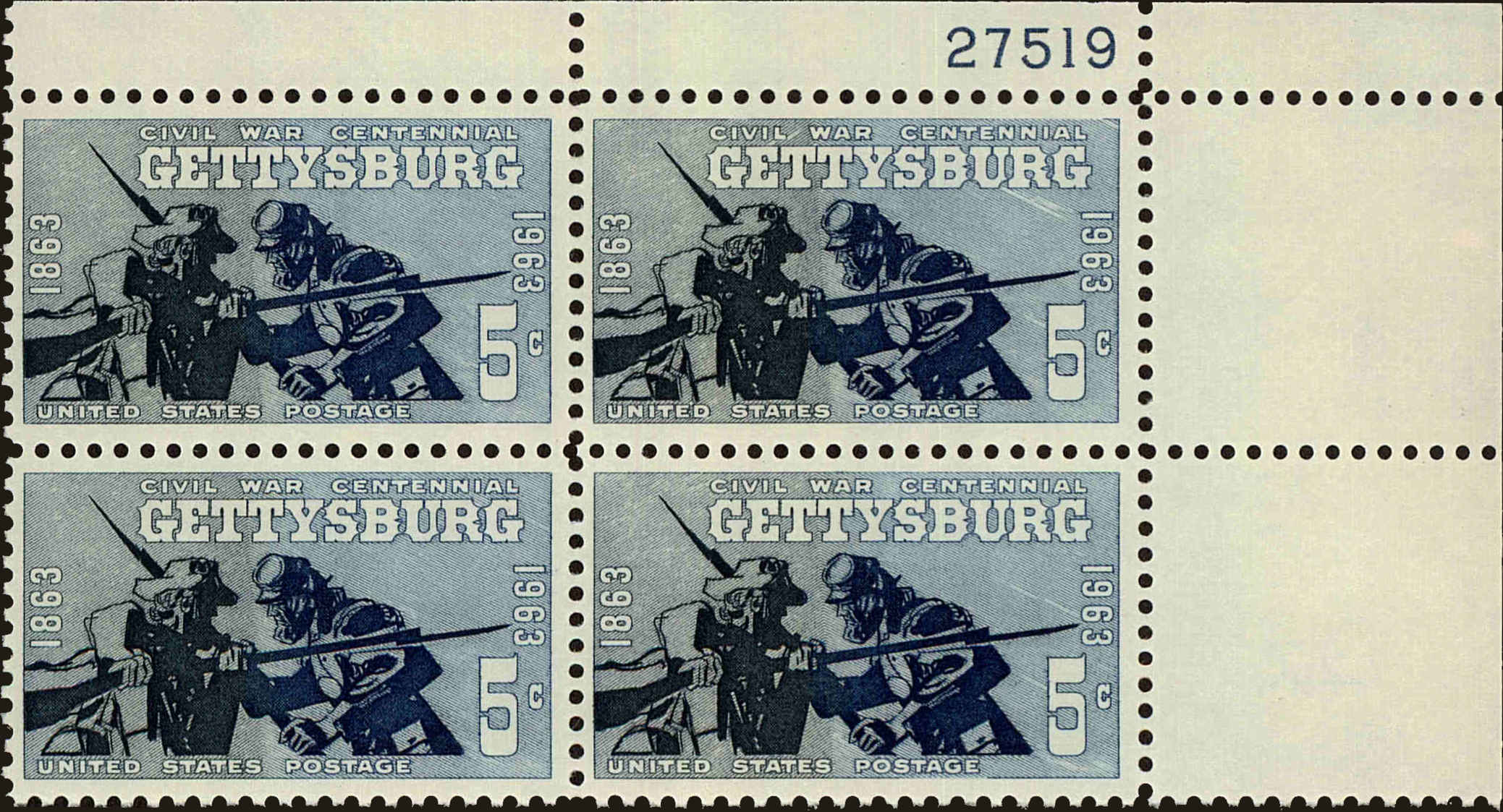 Front view of United States 1180 collectors stamp