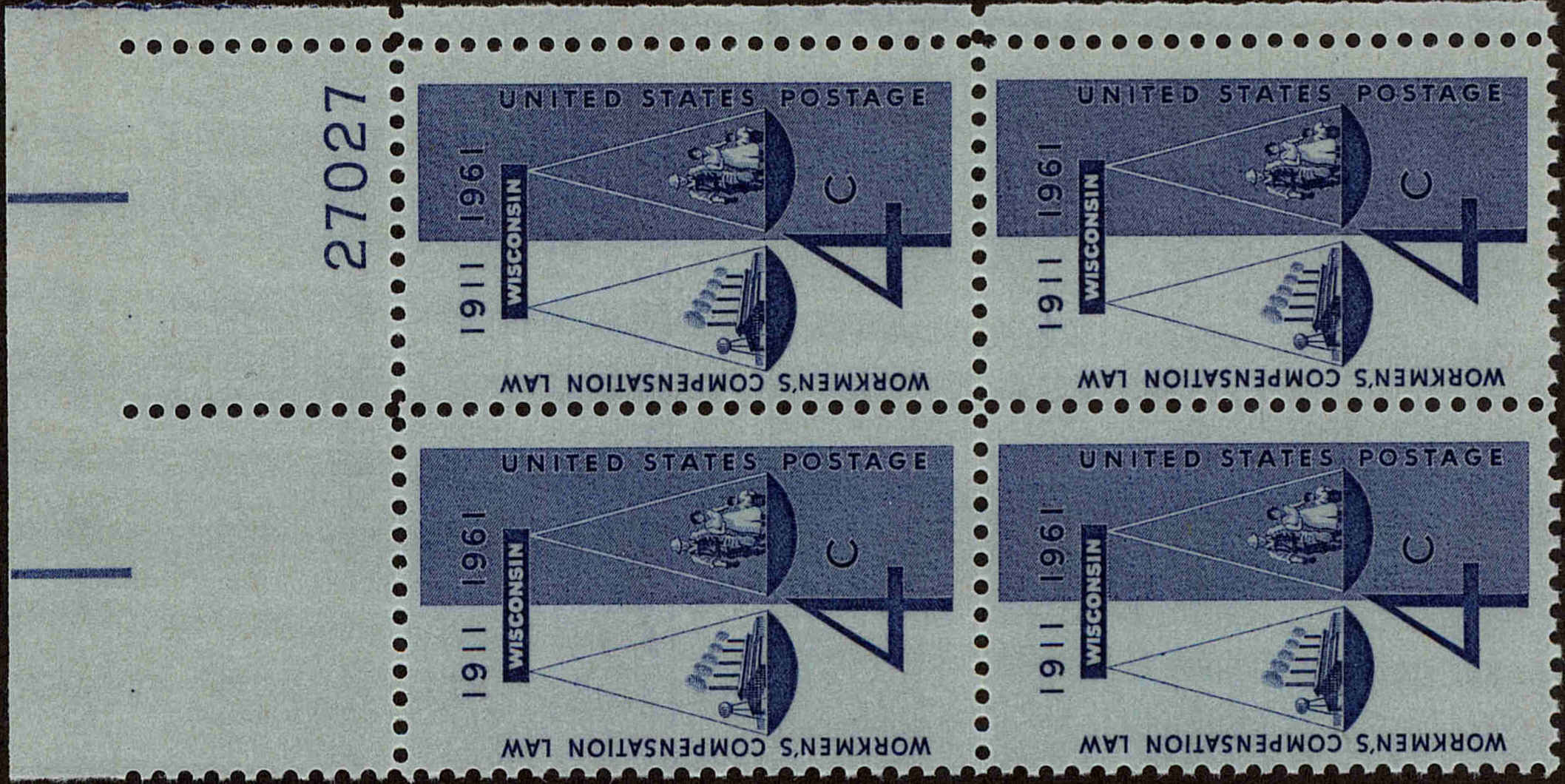 Front view of United States 1186 collectors stamp