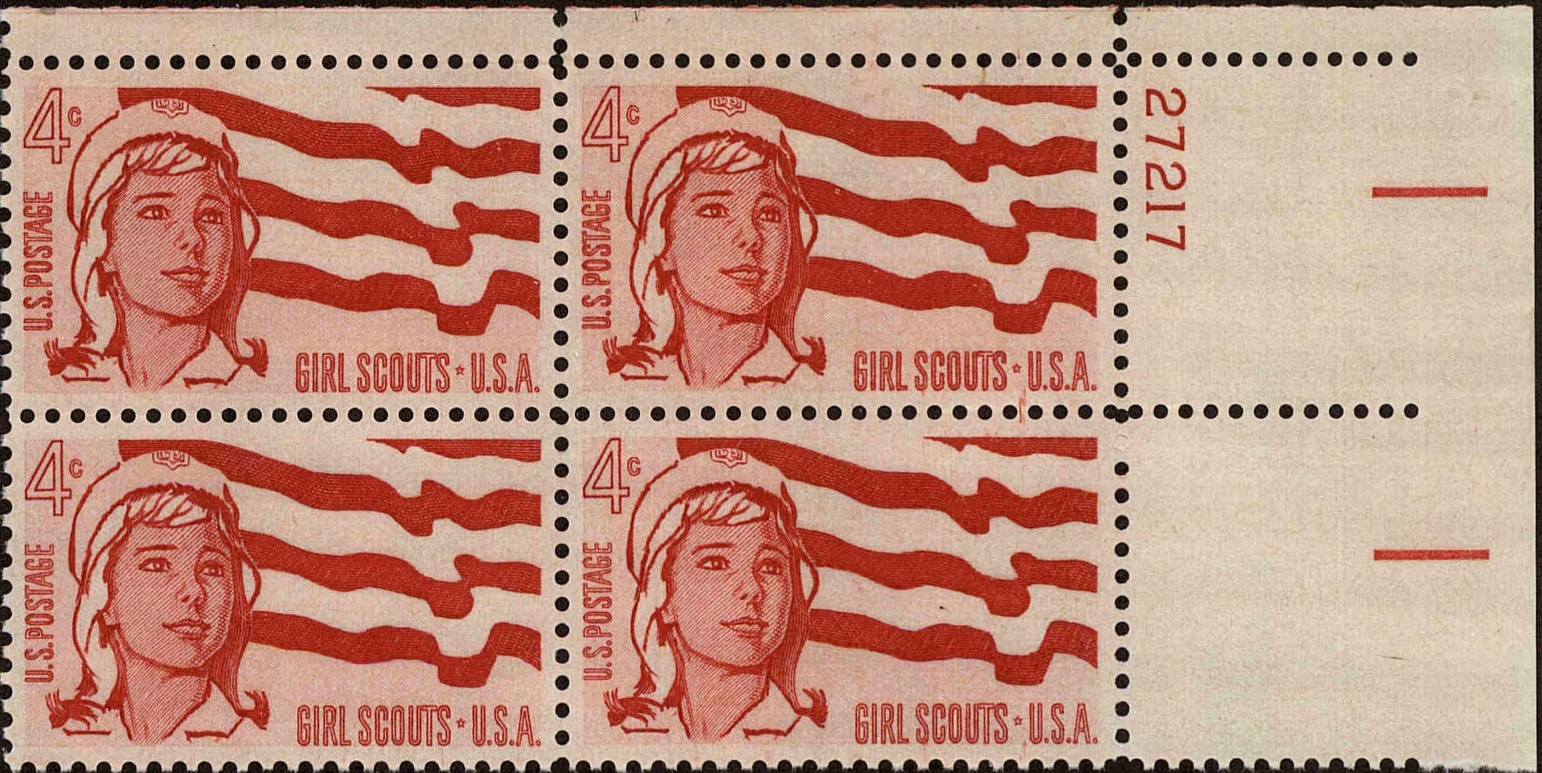 Front view of United States 1199 collectors stamp