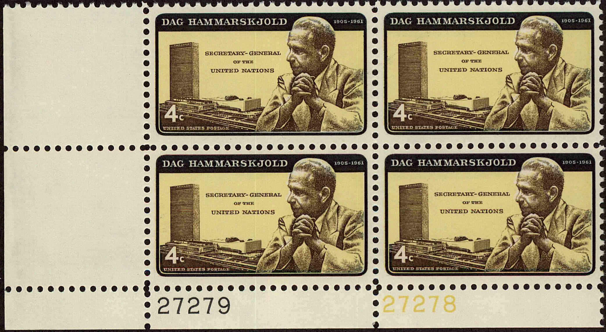 Front view of United States 1203 collectors stamp