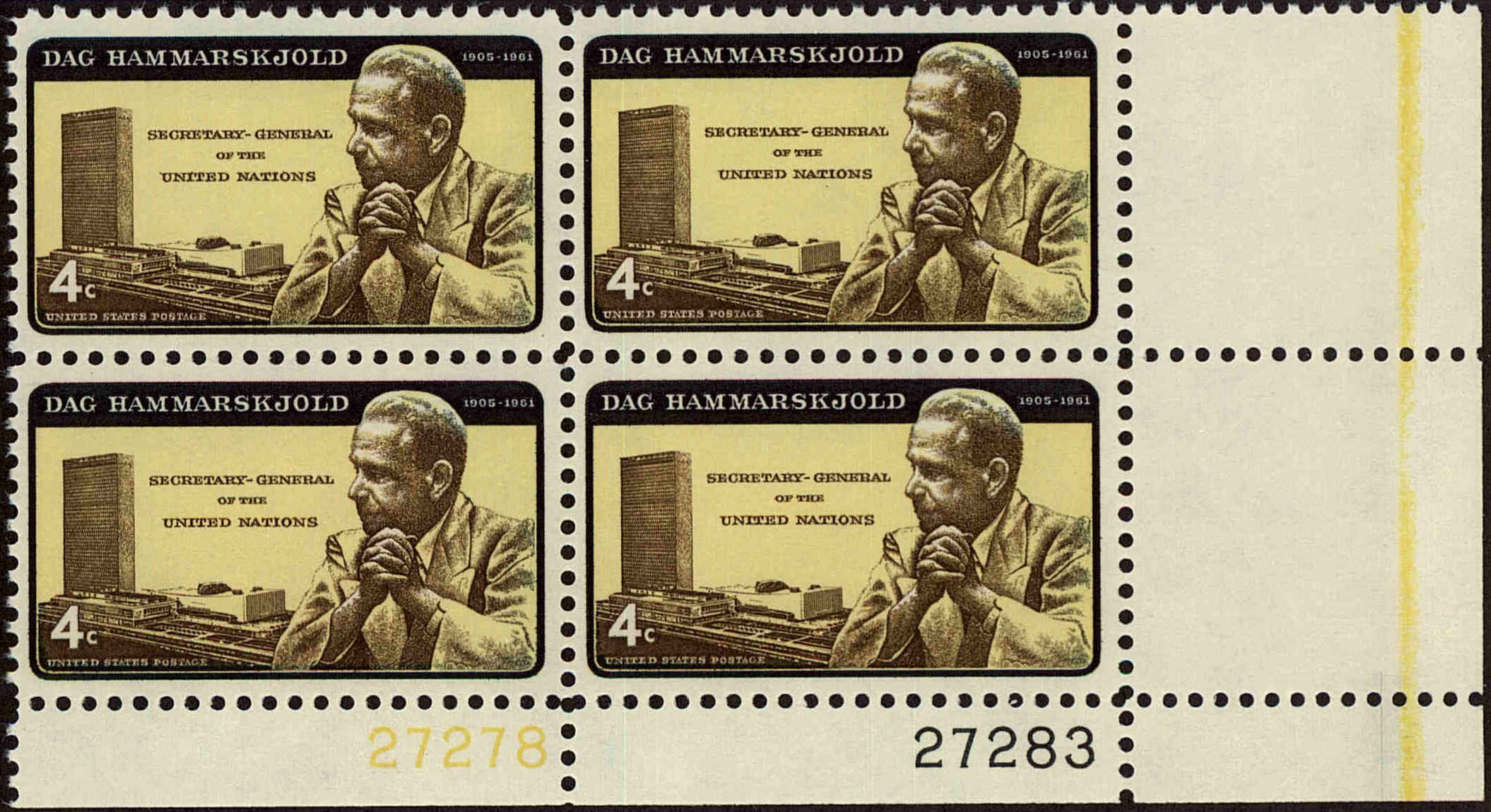 Front view of United States 1203 collectors stamp