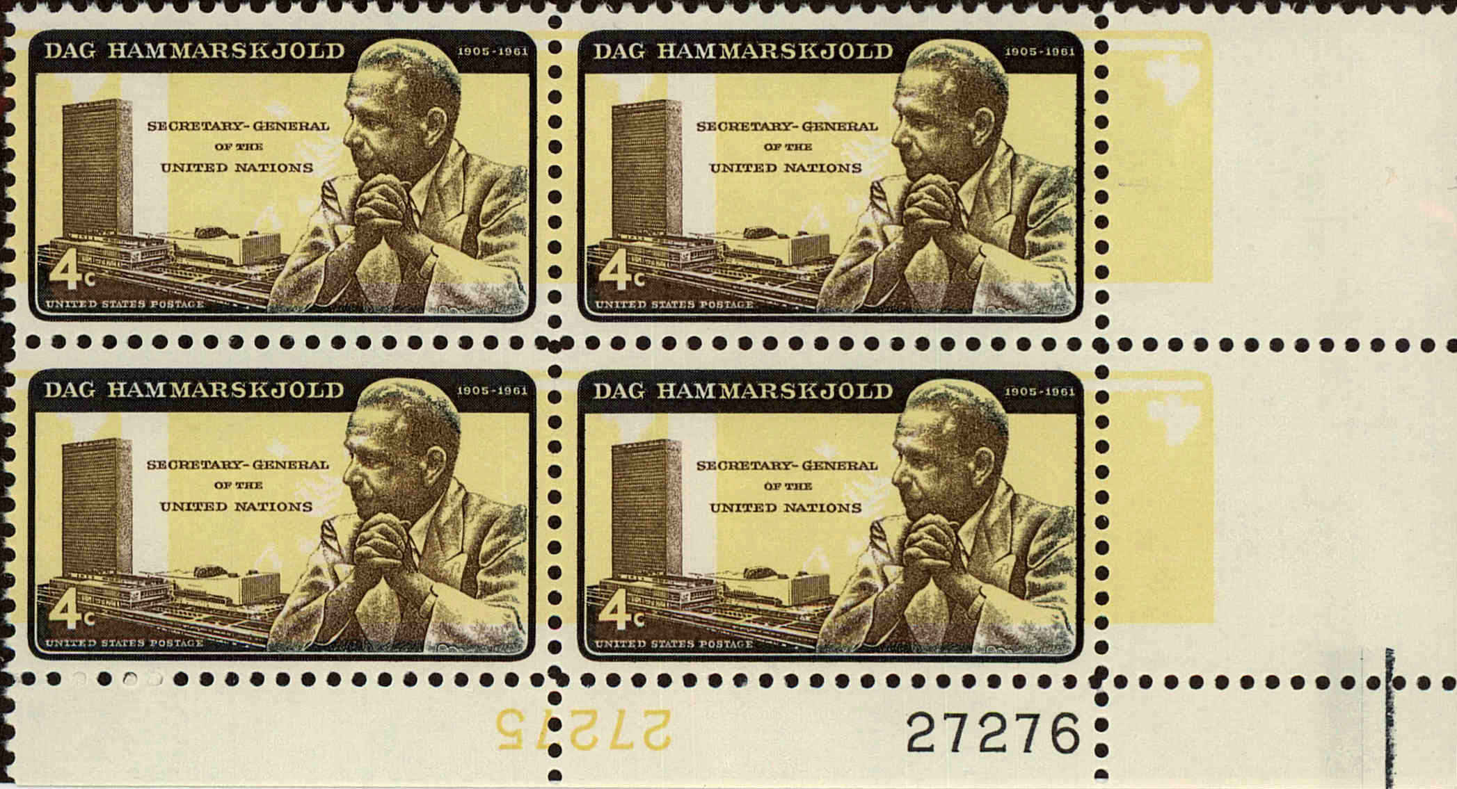 Front view of United States 1204 collectors stamp