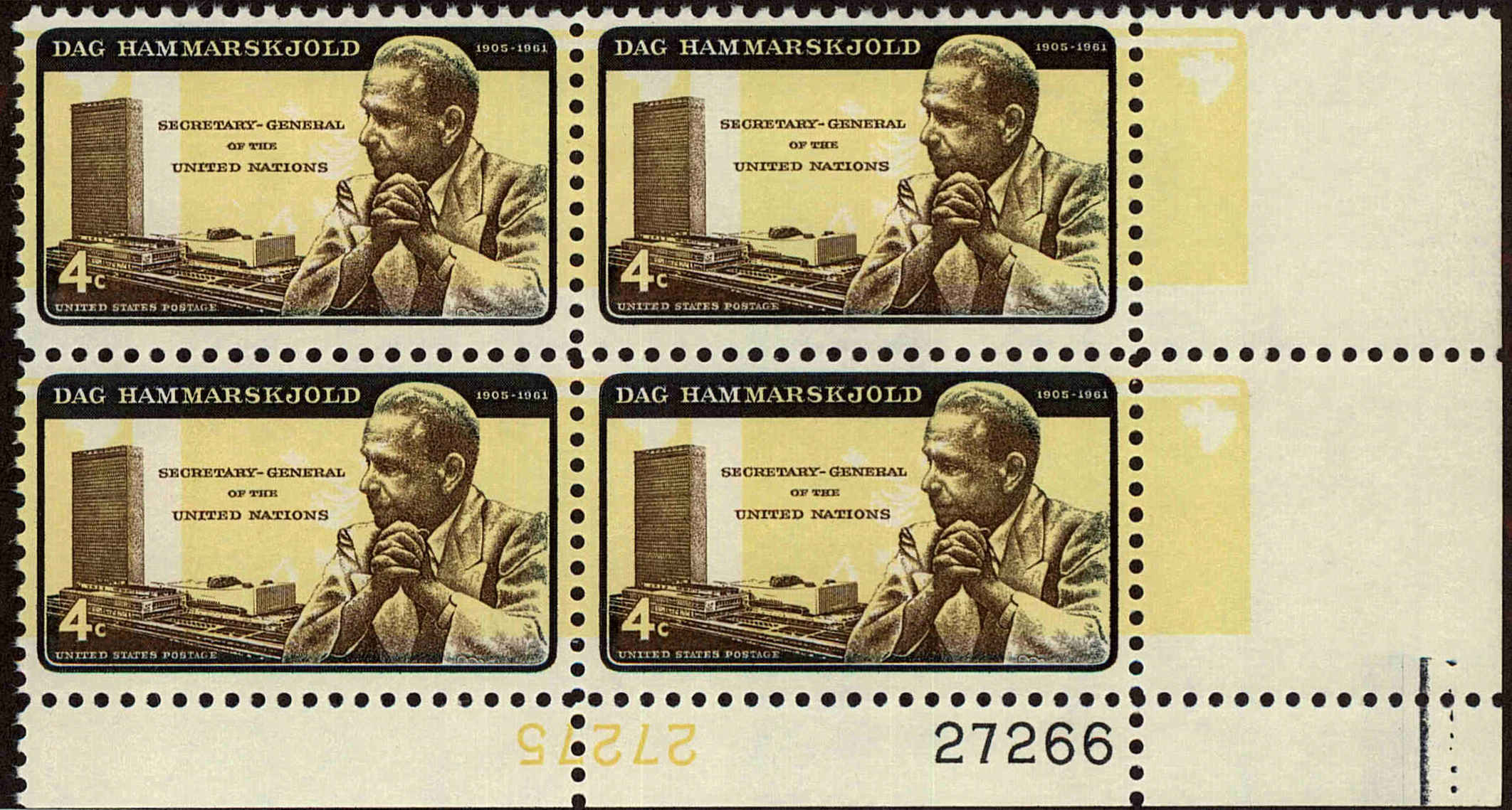 Front view of United States 1204 collectors stamp