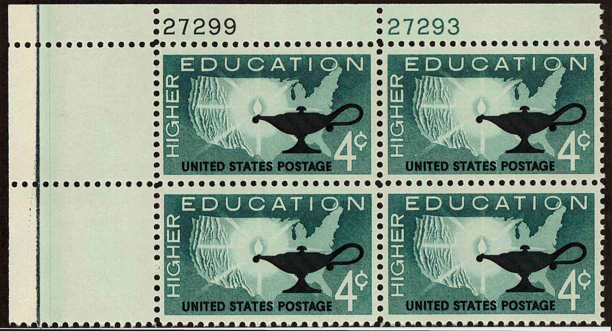 Front view of United States 1206 collectors stamp