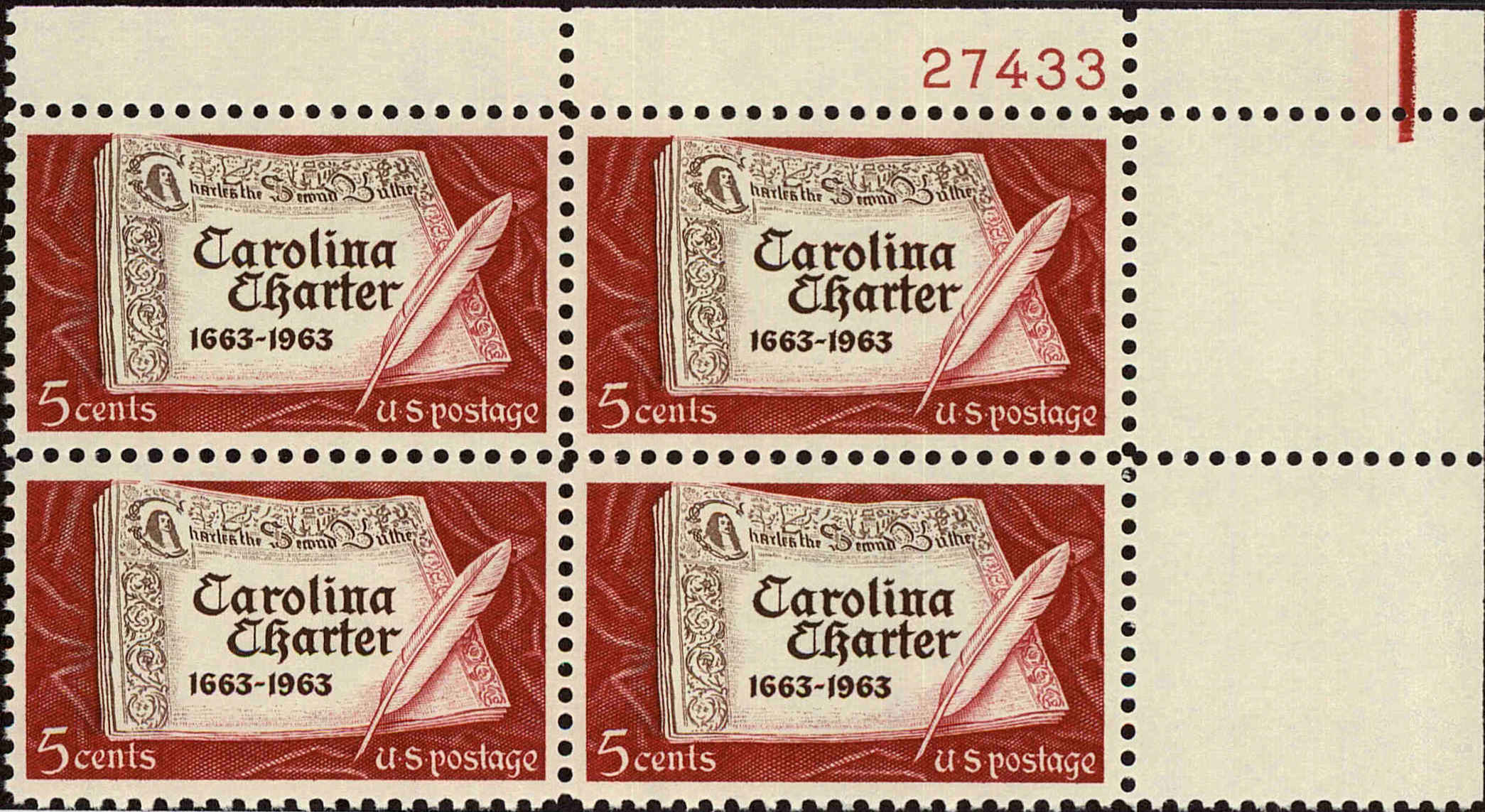 Front view of United States 1230 collectors stamp