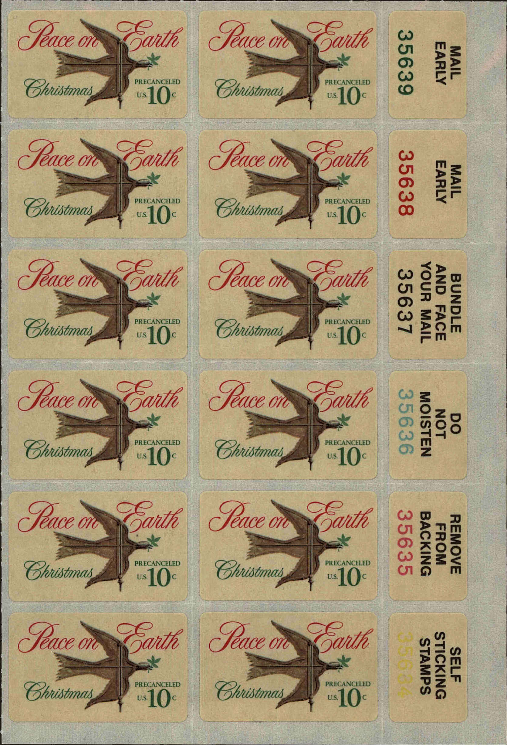 Front view of United States 1552 collectors stamp