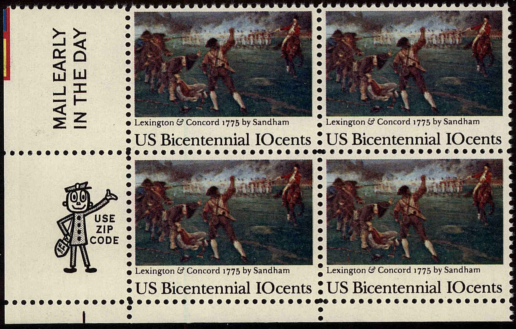 Front view of United States 1563 collectors stamp