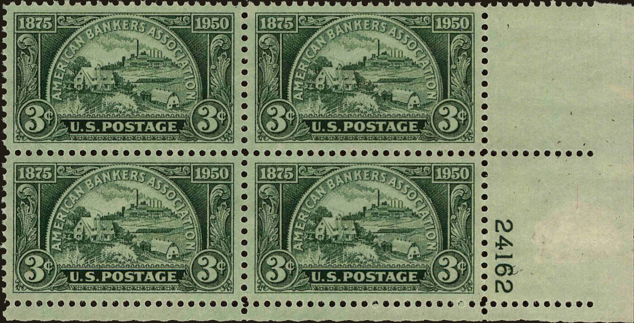 Front view of United States 987 collectors stamp