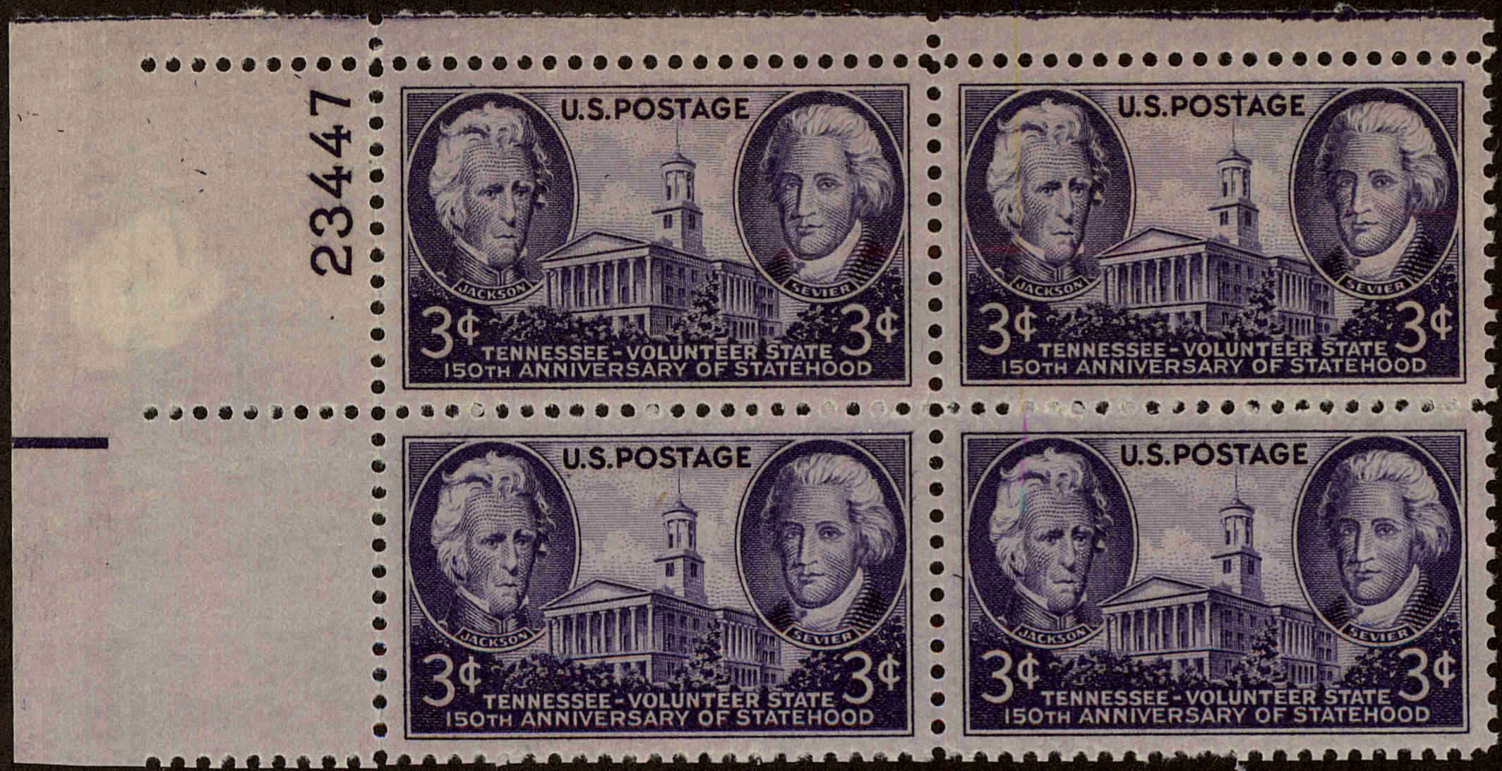 Front view of United States 941 collectors stamp