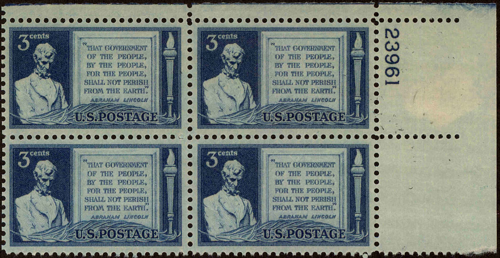 Front view of United States 978 collectors stamp
