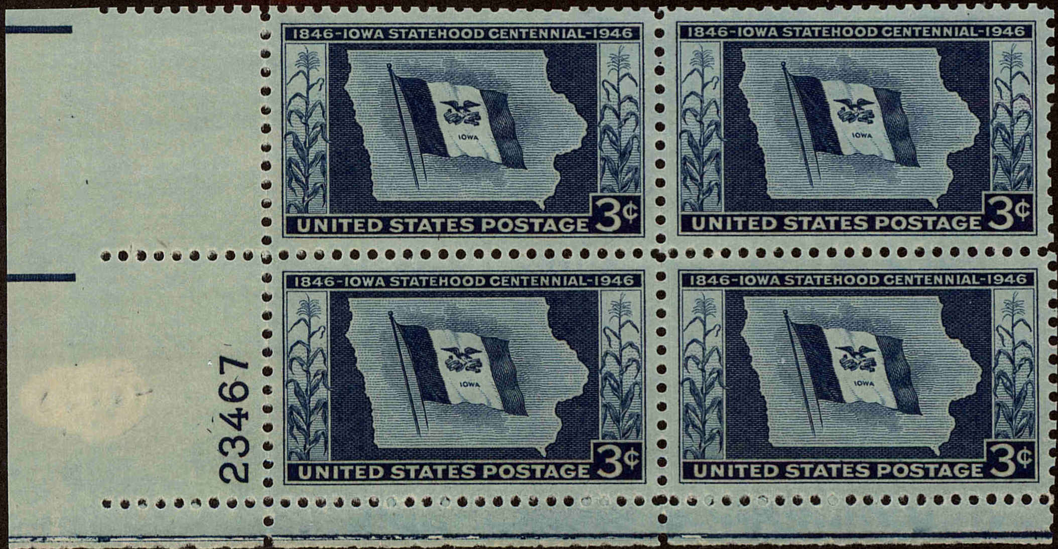 Front view of United States 942 collectors stamp