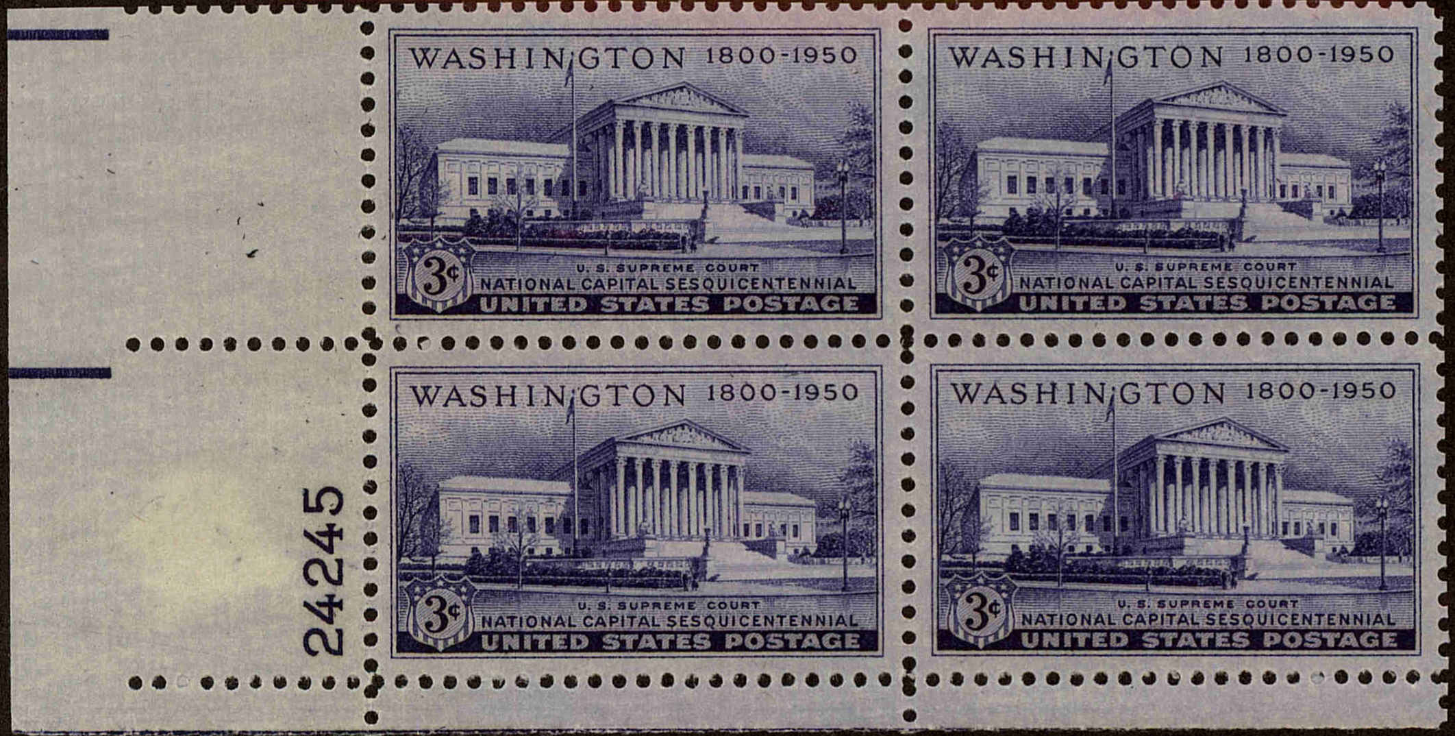 Front view of United States 991 collectors stamp