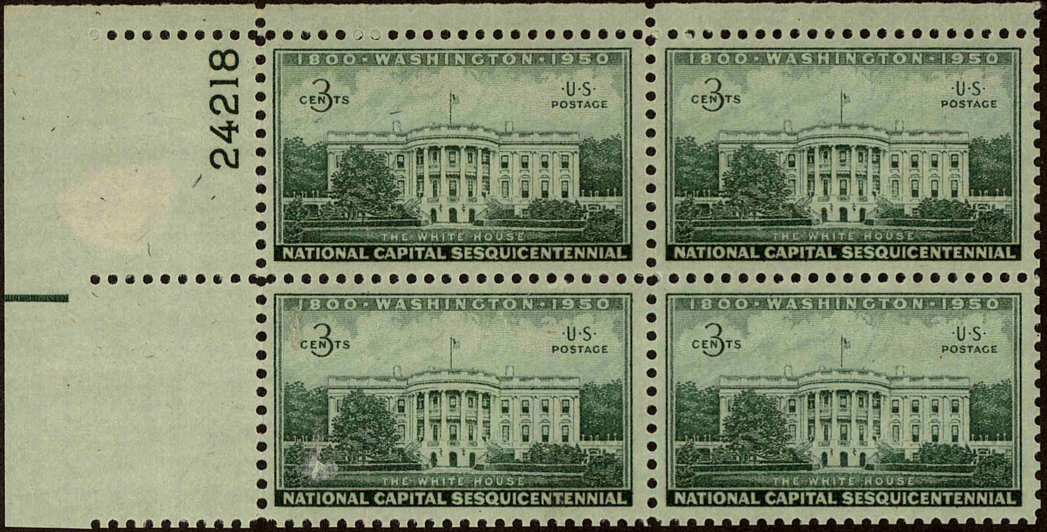 Front view of United States 990 collectors stamp