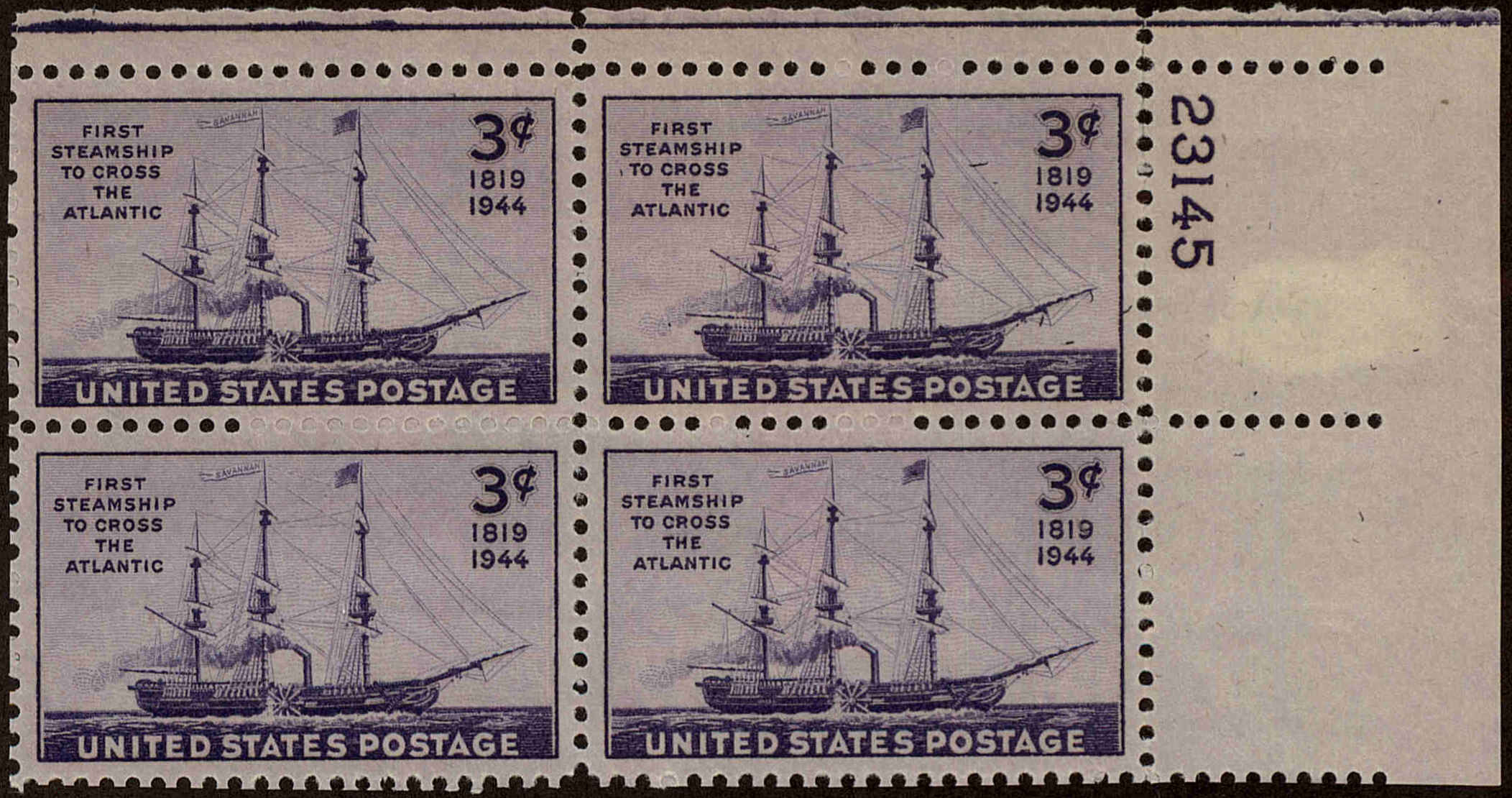 Front view of United States 923 collectors stamp
