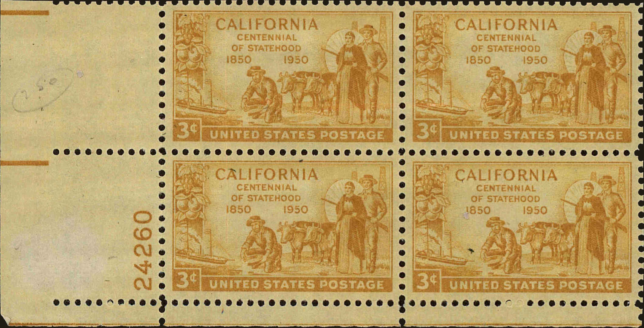 Front view of United States 997 collectors stamp