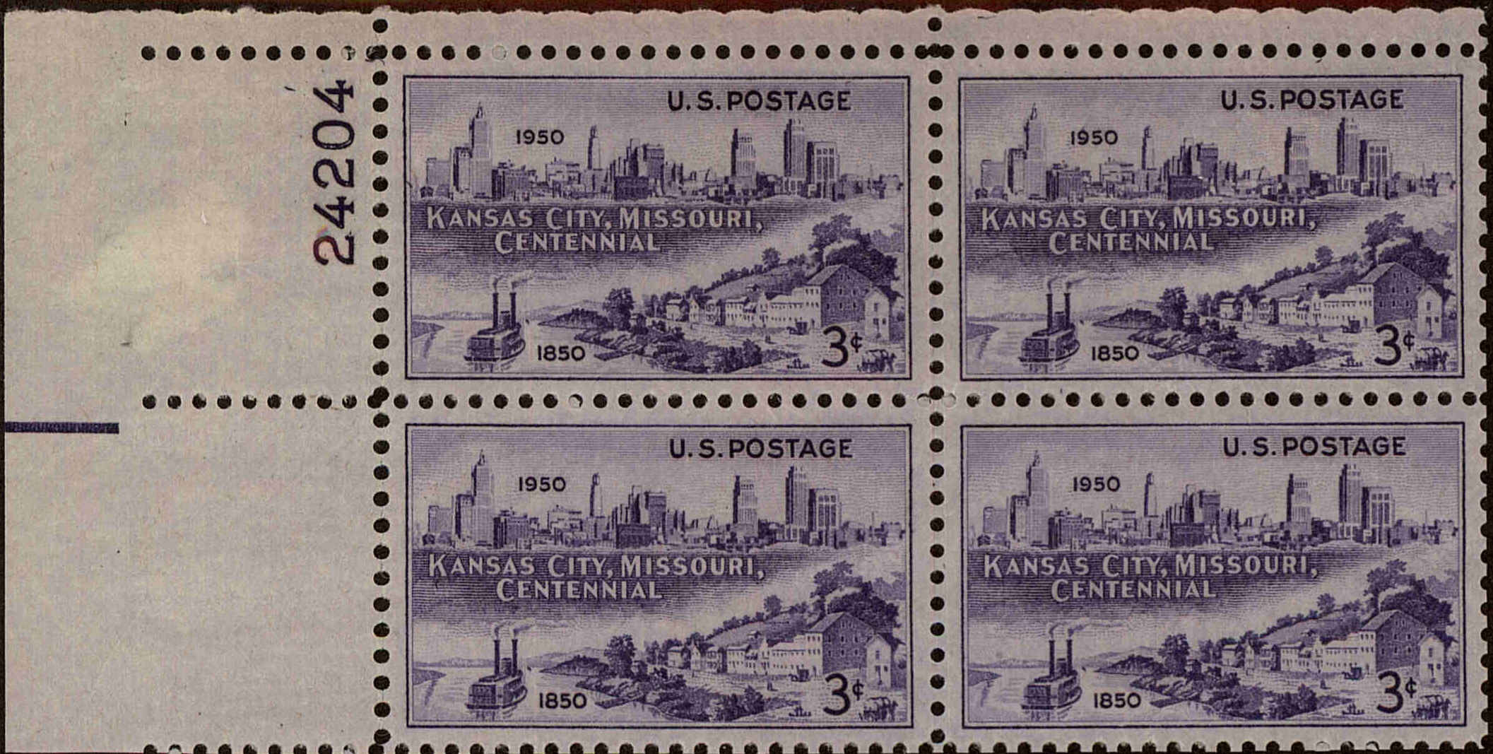 Front view of United States 994 collectors stamp