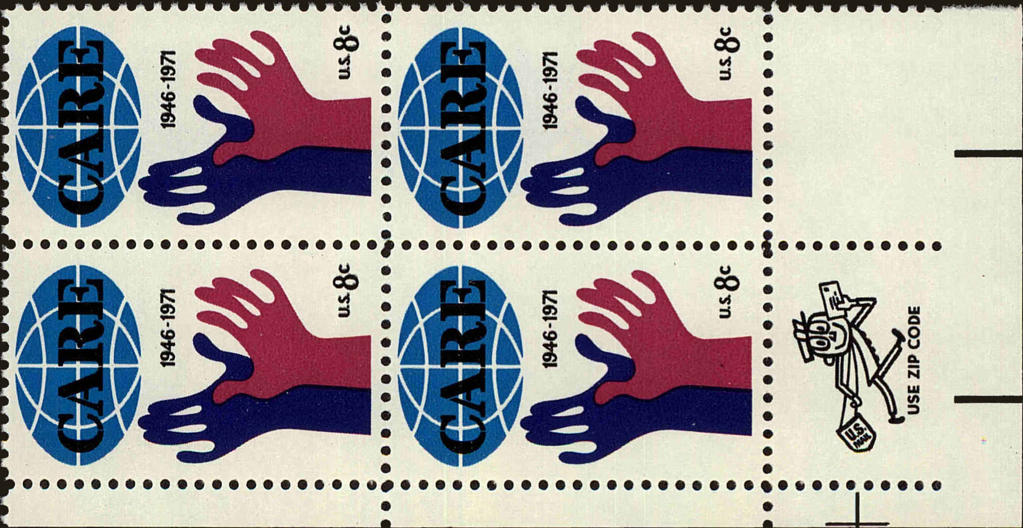 Front view of United States 1439 collectors stamp